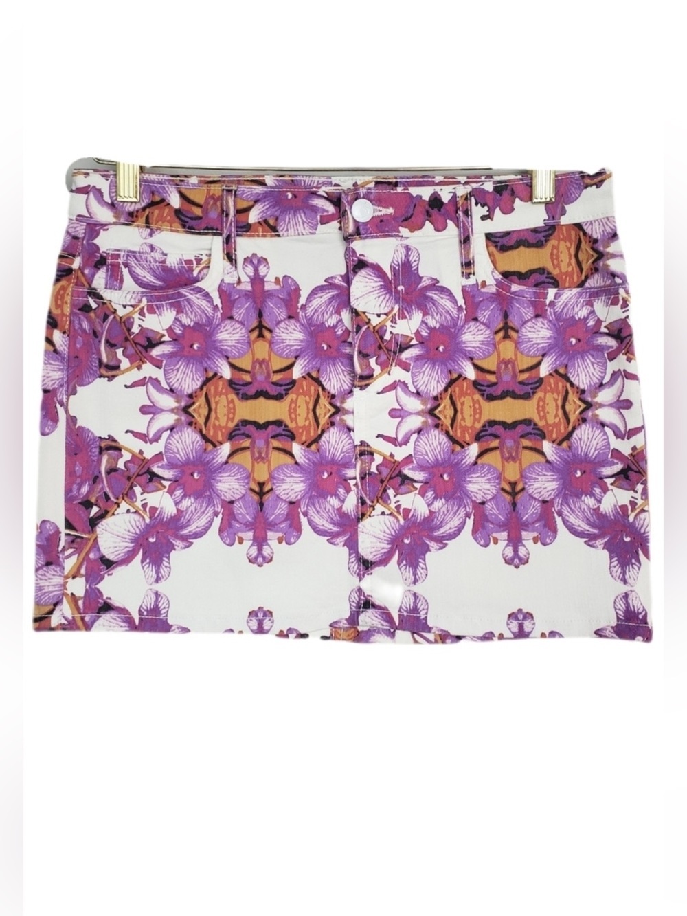 ✅ NWT JOES JEANS Womens FUCHSIA FLORAL MINI Skirt size 28